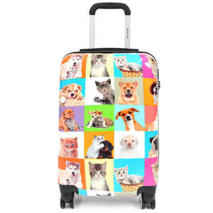 Cats and Dogs Hard Shell Suitcase